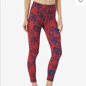 Free People Movement Ashford Lose Control Leggings Maroon